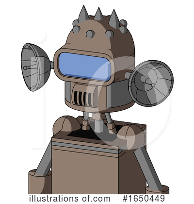 Royalty-Free (RF) Robot Clipart Illustration by Leo Blanchette - Stock Sample #1650449