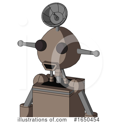 Royalty-Free (RF) Robot Clipart Illustration by Leo Blanchette - Stock Sample #1650454
