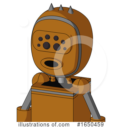 Royalty-Free (RF) Robot Clipart Illustration by Leo Blanchette - Stock Sample #1650459