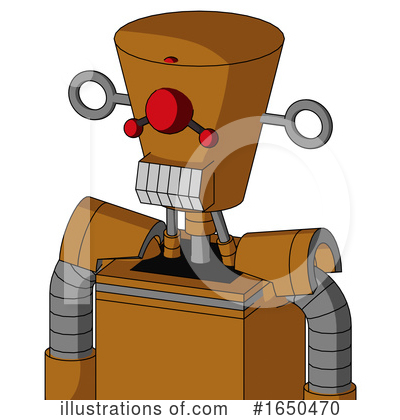 Royalty-Free (RF) Robot Clipart Illustration by Leo Blanchette - Stock Sample #1650470