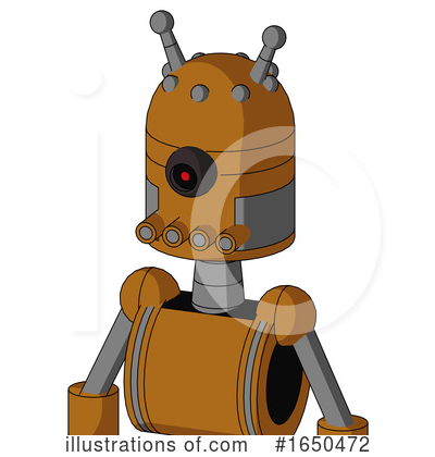 Royalty-Free (RF) Robot Clipart Illustration by Leo Blanchette - Stock Sample #1650472