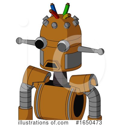 Royalty-Free (RF) Robot Clipart Illustration by Leo Blanchette - Stock Sample #1650473