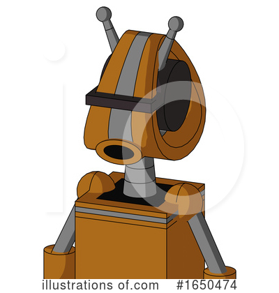 Royalty-Free (RF) Robot Clipart Illustration by Leo Blanchette - Stock Sample #1650474