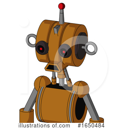 Royalty-Free (RF) Robot Clipart Illustration by Leo Blanchette - Stock Sample #1650484
