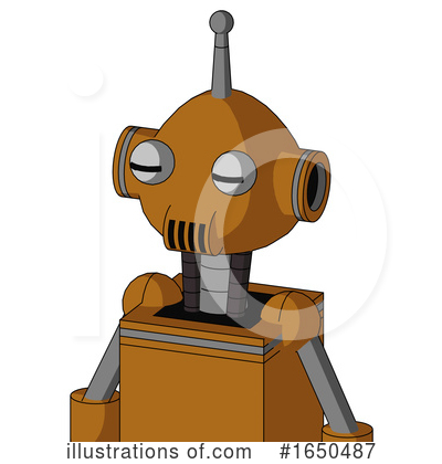 Royalty-Free (RF) Robot Clipart Illustration by Leo Blanchette - Stock Sample #1650487