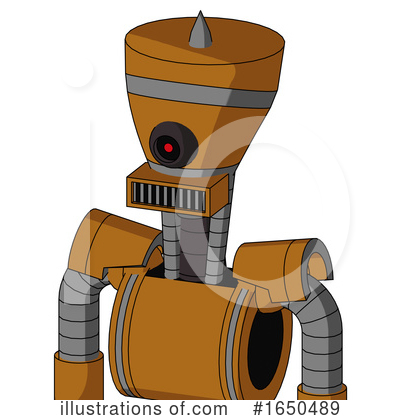 Royalty-Free (RF) Robot Clipart Illustration by Leo Blanchette - Stock Sample #1650489