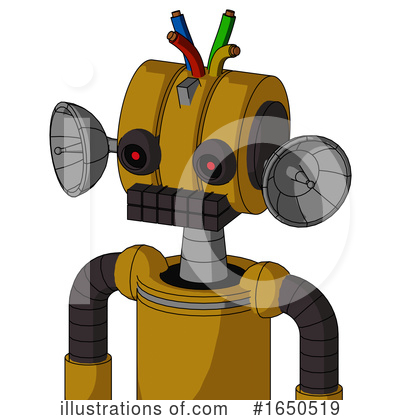 Royalty-Free (RF) Robot Clipart Illustration by Leo Blanchette - Stock Sample #1650519