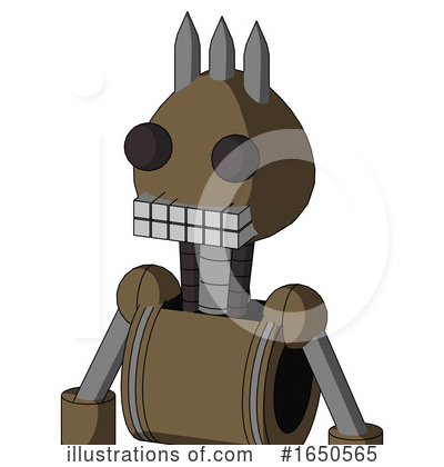 Royalty-Free (RF) Robot Clipart Illustration by Leo Blanchette - Stock Sample #1650565