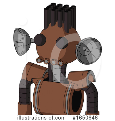 Royalty-Free (RF) Robot Clipart Illustration by Leo Blanchette - Stock Sample #1650646