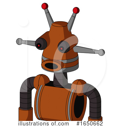 Royalty-Free (RF) Robot Clipart Illustration by Leo Blanchette - Stock Sample #1650662