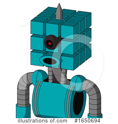 Royalty-Free (RF) Robot Clipart Illustration by Leo Blanchette - Stock Sample #1650694