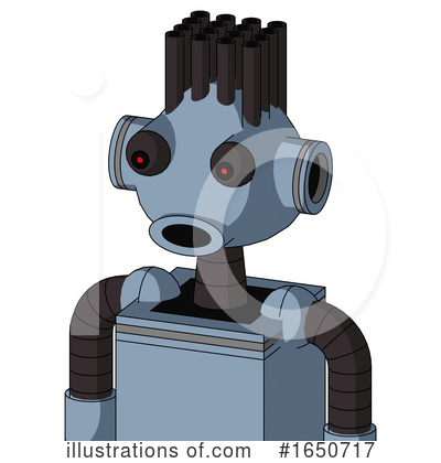 Royalty-Free (RF) Robot Clipart Illustration by Leo Blanchette - Stock Sample #1650717