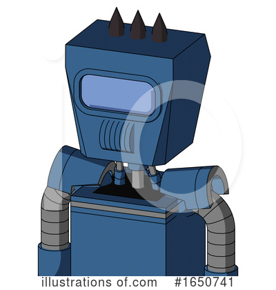 Royalty-Free (RF) Robot Clipart Illustration by Leo Blanchette - Stock Sample #1650741