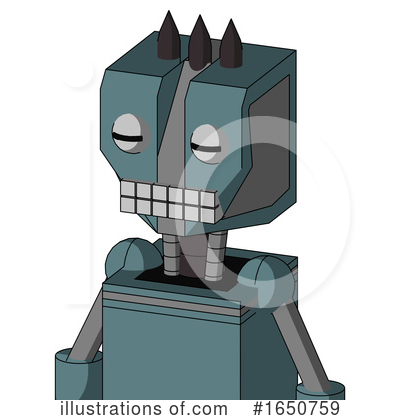 Royalty-Free (RF) Robot Clipart Illustration by Leo Blanchette - Stock Sample #1650759