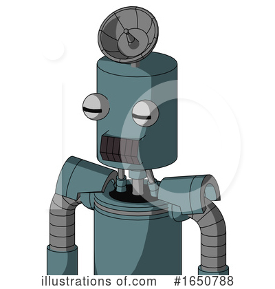 Royalty-Free (RF) Robot Clipart Illustration by Leo Blanchette - Stock Sample #1650788