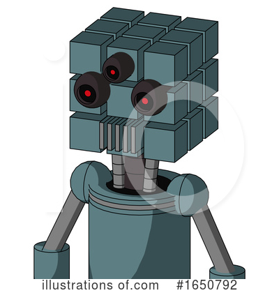 Royalty-Free (RF) Robot Clipart Illustration by Leo Blanchette - Stock Sample #1650792