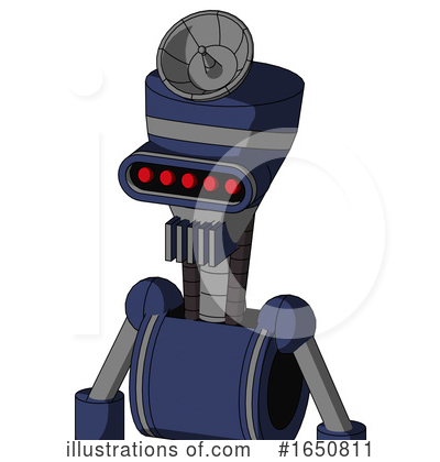 Royalty-Free (RF) Robot Clipart Illustration by Leo Blanchette - Stock Sample #1650811