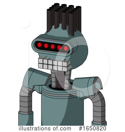 Royalty-Free (RF) Robot Clipart Illustration by Leo Blanchette - Stock Sample #1650820