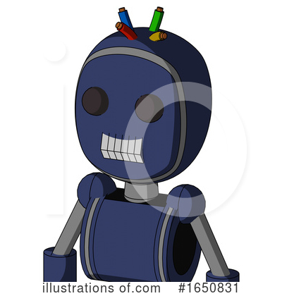Royalty-Free (RF) Robot Clipart Illustration by Leo Blanchette - Stock Sample #1650831