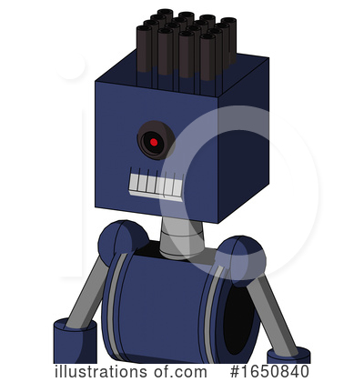 Royalty-Free (RF) Robot Clipart Illustration by Leo Blanchette - Stock Sample #1650840