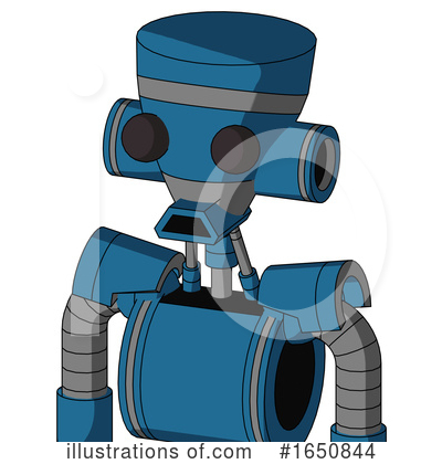 Royalty-Free (RF) Robot Clipart Illustration by Leo Blanchette - Stock Sample #1650844