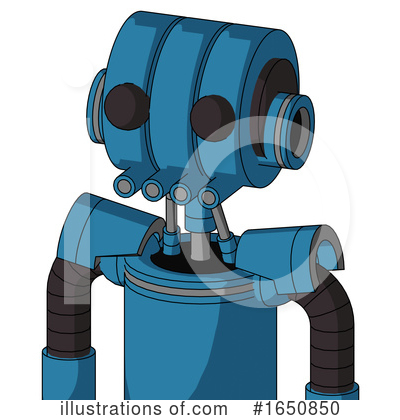 Royalty-Free (RF) Robot Clipart Illustration by Leo Blanchette - Stock Sample #1650850