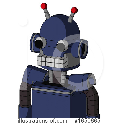 Royalty-Free (RF) Robot Clipart Illustration by Leo Blanchette - Stock Sample #1650865