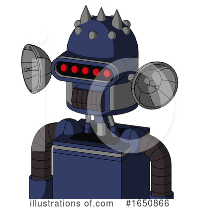 Royalty-Free (RF) Robot Clipart Illustration by Leo Blanchette - Stock Sample #1650866