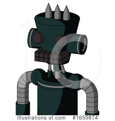 Royalty-Free (RF) Robot Clipart Illustration by Leo Blanchette - Stock Sample #1650874