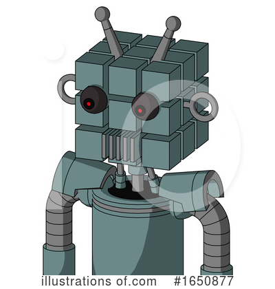 Royalty-Free (RF) Robot Clipart Illustration by Leo Blanchette - Stock Sample #1650877