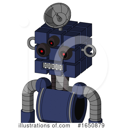 Royalty-Free (RF) Robot Clipart Illustration by Leo Blanchette - Stock Sample #1650879