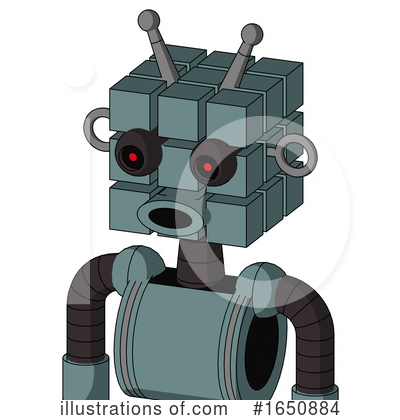 Royalty-Free (RF) Robot Clipart Illustration by Leo Blanchette - Stock Sample #1650884