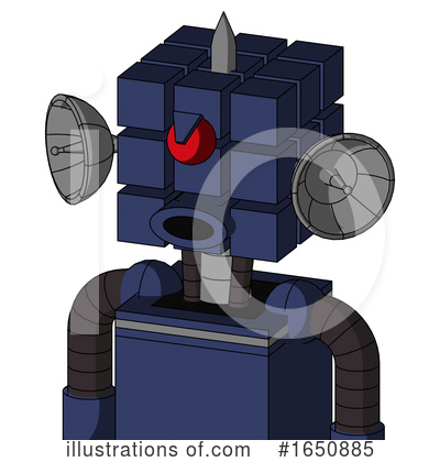 Royalty-Free (RF) Robot Clipart Illustration by Leo Blanchette - Stock Sample #1650885