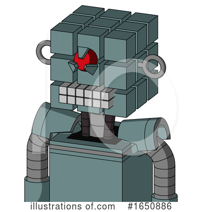 Royalty-Free (RF) Robot Clipart Illustration by Leo Blanchette - Stock Sample #1650886