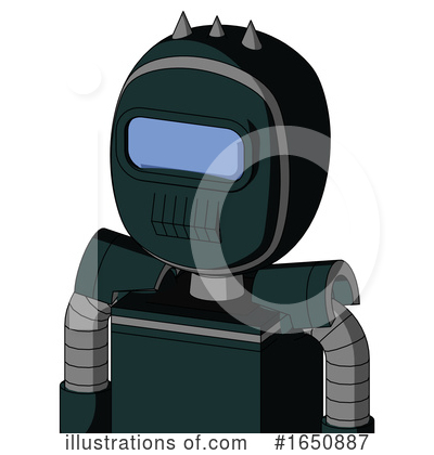 Royalty-Free (RF) Robot Clipart Illustration by Leo Blanchette - Stock Sample #1650887