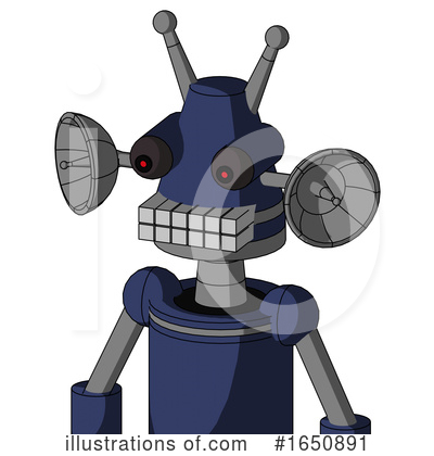 Royalty-Free (RF) Robot Clipart Illustration by Leo Blanchette - Stock Sample #1650891