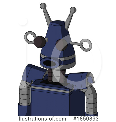 Royalty-Free (RF) Robot Clipart Illustration by Leo Blanchette - Stock Sample #1650893