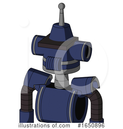 Royalty-Free (RF) Robot Clipart Illustration by Leo Blanchette - Stock Sample #1650896