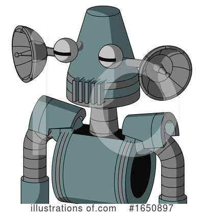 Royalty-Free (RF) Robot Clipart Illustration by Leo Blanchette - Stock Sample #1650897