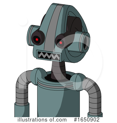 Royalty-Free (RF) Robot Clipart Illustration by Leo Blanchette - Stock Sample #1650902