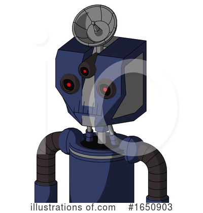 Royalty-Free (RF) Robot Clipart Illustration by Leo Blanchette - Stock Sample #1650903