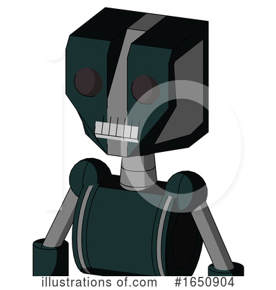Royalty-Free (RF) Robot Clipart Illustration by Leo Blanchette - Stock Sample #1650904