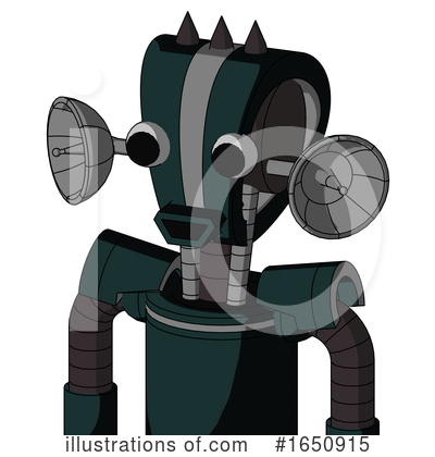 Royalty-Free (RF) Robot Clipart Illustration by Leo Blanchette - Stock Sample #1650915