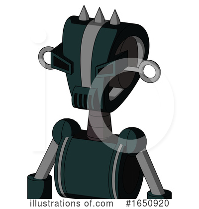 Royalty-Free (RF) Robot Clipart Illustration by Leo Blanchette - Stock Sample #1650920