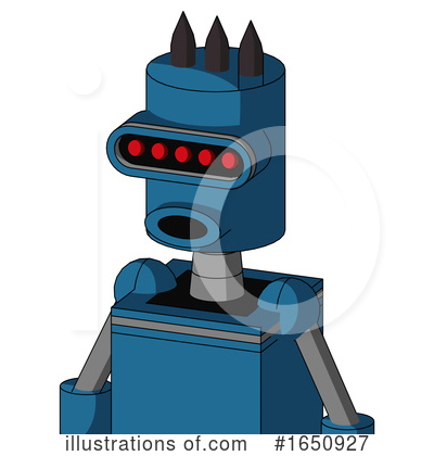 Royalty-Free (RF) Robot Clipart Illustration by Leo Blanchette - Stock Sample #1650927