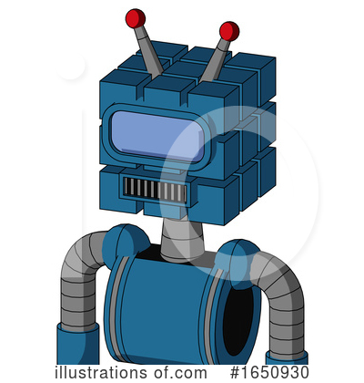 Royalty-Free (RF) Robot Clipart Illustration by Leo Blanchette - Stock Sample #1650930