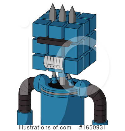 Royalty-Free (RF) Robot Clipart Illustration by Leo Blanchette - Stock Sample #1650931