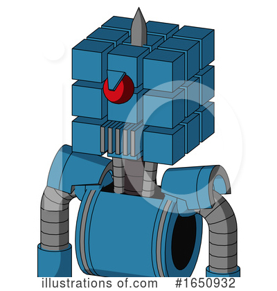 Royalty-Free (RF) Robot Clipart Illustration by Leo Blanchette - Stock Sample #1650932