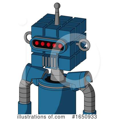 Royalty-Free (RF) Robot Clipart Illustration by Leo Blanchette - Stock Sample #1650933