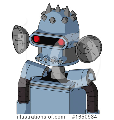 Royalty-Free (RF) Robot Clipart Illustration by Leo Blanchette - Stock Sample #1650934